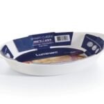 Carine Oval Dish White Culinary Opal 25cm*15cm K6