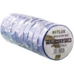 Insulation Tape Blue Color 15mt- 10pcs - Image 3