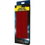 Seat Belt Pads Memory Foam Red Pk 2 - Image 3