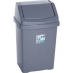 Dustbin  25l Silver Wham - Image 3