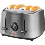 Sencor 4 Slice Stainless Steel Toaster - Image 7