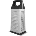 LAMART GRATER 4-SIDED STAINLESS GRATER FOR THE MANUAL GRATING OF CHEES - Image 7