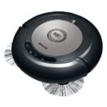 Black Robotic Vacuum Cleaner - Image 3