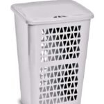 Laundry Hamper Pierced Cm40x33x57h Lt.50 - Image 3