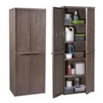 Multipurpose Cabinet With Shelves “wood Finish”cm 65x45x172h - Image 3