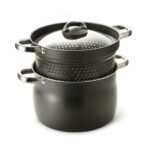 Cuore Di Pietra-pot With Colander Basket And Glass Lid Cm.24 - Fuoco - Image 3