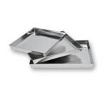 Tinplate 3 Pcs Tray Set Cm.32*28-36*30-40*32 H.cm.4 - Image 3