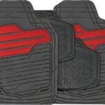 Car Mat  Adonia 4 Pce With Carpet Heel Pad Black/red - Image 3
