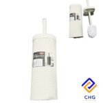 Closed Toilet Brush Rattan White K24