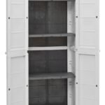 Easy Line Cabinet 3 Ajustable Shelves And Padlock- 37x65x165cm 12 Kg - Image 4