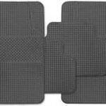 Car Mat Rubber Standard 4pc  Black