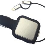 Car Charger With Iphone 6 And Micro Usb Head
