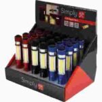 Box Of 24 Cob Magnet Torches- Including Batteries