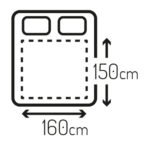 Mesko Double Heating Underblanket- 150x160cm- 2x60w - Image 8
