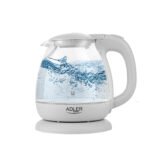 Adler Glass Kettle White 1.0l
