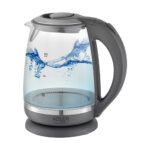 Adler Glass Kettle Black 2.0lt