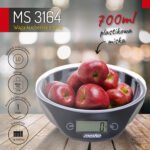Mesko Kitchen Scale 5kg Black 20x18x5.5 - Image 6
