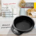 Mesko Kitchen Scale 5kg Black 20x18x5.5 - Image 8