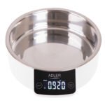 Adler Kitchen Scale White With Ss Bowl 5kg - Image 3