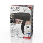 Adler Foldable Hair Dryer 1200w- black - Image 6