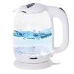 Mesko White Glass Kettle 1.7l