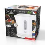Adler Plastic Kettle 0.8lt White - Image 8