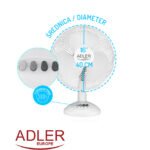 Adler 40cm/ 16" Desk Fan 3 Speed 70w - Image 7