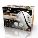 Adler Hand Mixer 300w With 2 Attachments- White/black - Image 8