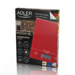 Adler Kitchen Scale 5kg Red Flat Surface 14cm*20cm - Image 5