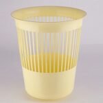Waste Paper Bin Slotted 13lt- Beige/brown