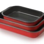 Cucina Sano Set 3 Rectangular Baking Pans Cm.25/30/35 Colour:0417
