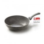 Cuore Di Pietra-non-stick Wok With Stone Effect 28 Cm -induction