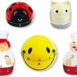 Mechanical Kitchen Timer, 60 Mins. 5 Assorted Shapes- (sold In Box Of 