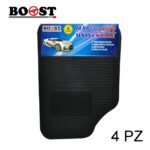 Car Mats Set Of 4 Car Anti -slip  In Black Rubber 010 - Boost