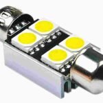 1 Pc Festoon Canbus Led Bulb T11*36 4smd 5050 White