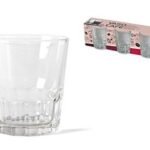 Coffee Tumbler Set Of 3- Glass- Size 24x6x7