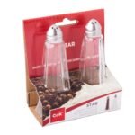 Cok Set 2 Pcs Salt+pepper Shaker Star C1k24