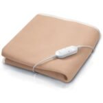 SINGLE OVERLAY BEIGE ELECTRIC BLANKET