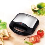 STAINLESS STEEL +BLACK SANDWICH MAKER NEW TYPE - Image 6