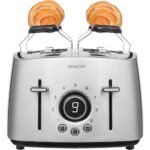 Sencor 4 Slice Stainless Steel Toaster - Image 4