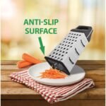 LAMART GRATER 4-SIDED STAINLESS GRATER FOR THE MANUAL GRATING OF CHEES - Image 5