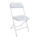 Stackable Folding Chair Black Color 39x81cm