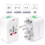 Worldwide Adaptor;white;size: 7.5*5*4cm 110-240v- 1200w