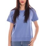 GANT SWEATSHIRT WITHOUT ZIP WOMAN BLUE