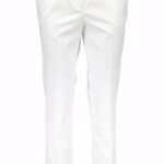 GANT WOMEN WHITE TROUSERS