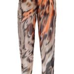 JUST CAVALLI WOMEN ORANGE TROUSERS