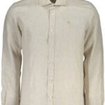 NORTH SAILS MEN LONG SLEEVE SHIRT BEIGE