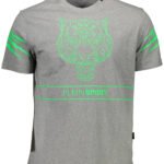 PLEIN SPORT MEN SHORT SLEEVE T-SHIRT GRAY